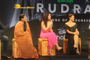 Rudra The Edge of Darkness Trailer Launch attended by Ajay Devgn and Raashi Khanna