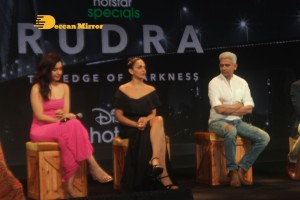 Rudra The Edge of Darkness Trailer Launch attended by Ajay Devgn and Raashi Khanna