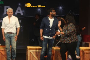 Rudra The Edge of Darkness Trailer Launch attended by Ajay Devgn and Raashi Khanna