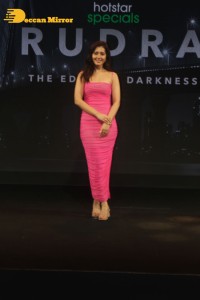 Rudra The Edge of Darkness Trailer Launch attended by Ajay Devgn and Raashi Khanna