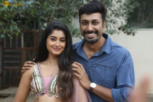 Rudra Garuda Purana Teaser Launch attended by Rishi and Priyanka Kumar