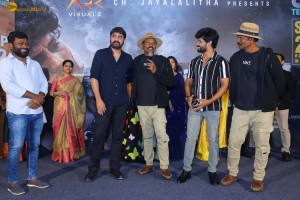 Rudramkota Trailer Launch attended by Anil Arka, Vibhisha Jaanu, Alekhya Gadamboina, Srikanth, and Raasi