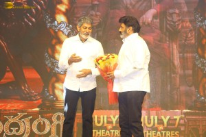 Rudrangi Pre-Release Function attended by Jagapathi Babu, Mamta Mohandas, Divi Vadthya, Ganavi Laxman, Vimala Raman, and Nandamuri Balakrishna