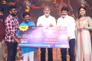 Rudrangi Pre-Release Function attended by Jagapathi Babu, Mamta Mohandas, Divi Vadthya, Ganavi Laxman, Vimala Raman, and Nandamuri Balakrishna