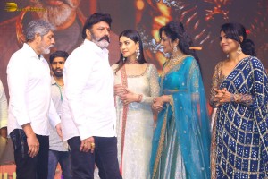 Rudrangi Pre-Release Function attended by Jagapathi Babu, Mamta Mohandas, Divi Vadthya, Ganavi Laxman, Vimala Raman, and Nandamuri Balakrishna