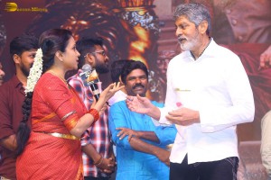 Rudrangi Pre-Release Function attended by Jagapathi Babu, Mamta Mohandas, Divi Vadthya, Ganavi Laxman, Vimala Raman, and Nandamuri Balakrishna