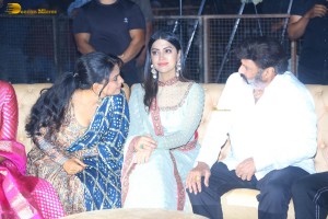Rudrangi Pre-Release Function attended by Jagapathi Babu, Mamta Mohandas, Divi Vadthya, Ganavi Laxman, Vimala Raman, and Nandamuri Balakrishna