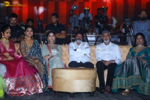 Rudrangi Pre-Release Function attended by Jagapathi Babu, Mamta Mohandas, Divi Vadthya, Ganavi Laxman, Vimala Raman, and Nandamuri Balakrishna