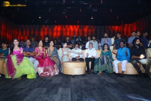 Rudrangi Pre-Release Function attended by Jagapathi Babu, Mamta Mohandas, Divi Vadthya, Ganavi Laxman, Vimala Raman, and Nandamuri Balakrishna