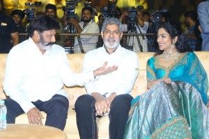 Rudrangi Pre-Release Function attended by Jagapathi Babu, Mamta Mohandas, Divi Vadthya, Ganavi Laxman, Vimala Raman, and Nandamuri Balakrishna