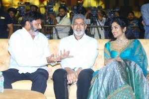 Rudrangi Pre-Release Function attended by Jagapathi Babu, Mamta Mohandas, Divi Vadthya, Ganavi Laxman, Vimala Raman, and Nandamuri Balakrishna