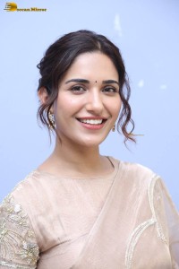 actress ruhani sharma cute photoshoot in a saree