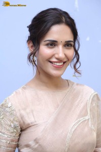 actress ruhani sharma cute photoshoot in a saree