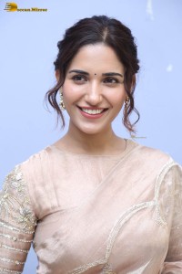 actress ruhani sharma cute photoshoot in a saree