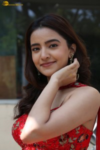 actress Rukshar Dhillon beautiful in a red lehenga choli