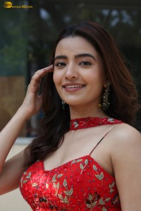 actress Rukshar Dhillon beautiful in a red lehenga choli