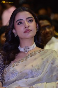 actress Rukshar Dhillon pretty in a saree at a movie event