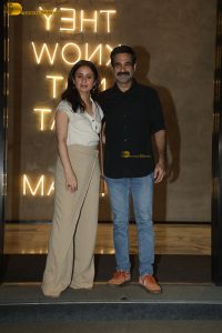 Sabar Bonda Screening attended by Sachin Khedekar, Rohit Saraf, Rasika Dugal, and Sai Tamhankar