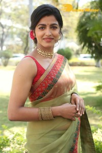 Sai Dhanshika photoshoot in a green saree
