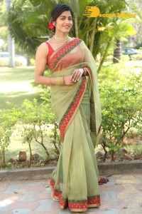 Sai Dhanshika photoshoot in a green saree