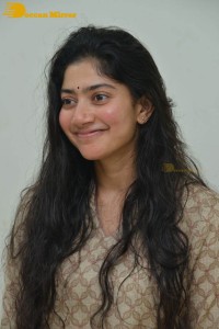 Actress Sai Pallavi fun expressions during a photoshoot