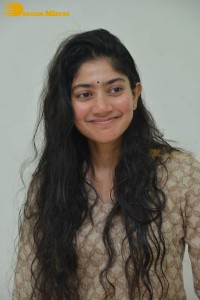 Actress Sai Pallavi fun expressions during a photoshoot