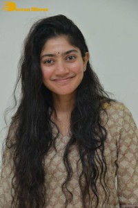 Actress Sai Pallavi fun expressions during a photoshoot