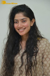 Actress Sai Pallavi fun expressions during a photoshoot