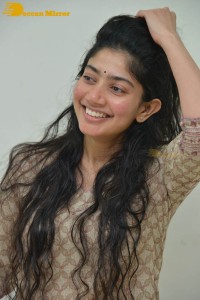 Actress Sai Pallavi fun expressions during a photoshoot