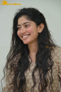Actress Sai Pallavi fun expressions during a photoshoot