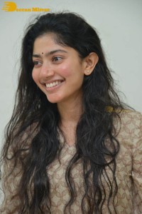 Actress Sai Pallavi fun expressions during a photoshoot