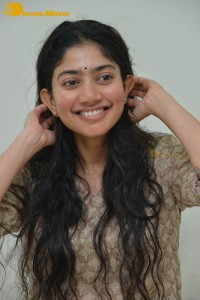 Actress Sai Pallavi fun expressions during a photoshoot