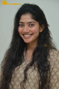 Actress Sai Pallavi fun expressions during a photoshoot