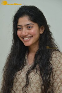 Actress Sai Pallavi fun expressions during a photoshoot