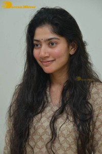 Actress Sai Pallavi fun expressions during a photoshoot