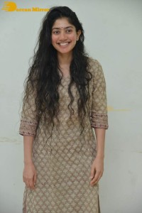 Actress Sai Pallavi fun expressions during a photoshoot