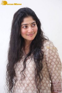 Actress Sai Pallavi fun expressions during a photoshoot