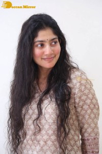 Actress Sai Pallavi fun expressions during a photoshoot
