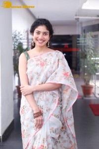 Sai Pallavi in a saree attending a movie event