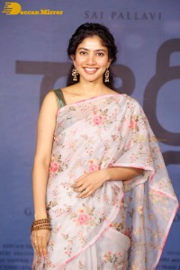 Sai Pallavi in a saree attending a movie event