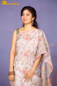Sai Pallavi in a saree attending a movie event