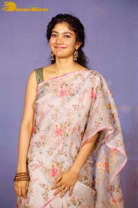 Sai Pallavi in a saree attending a movie event