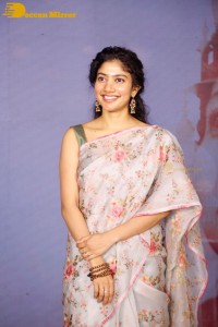 Sai Pallavi in a saree attending a movie event