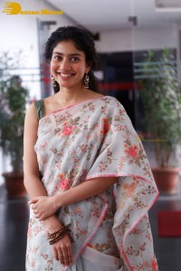Sai Pallavi in a saree attending a movie event