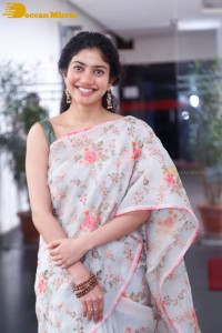 Sai Pallavi in a saree attending a movie event