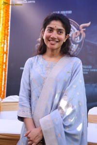 actress sai pallavi cute in a light blue salwar