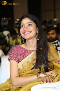 actress sai pallavi in a yellow saree