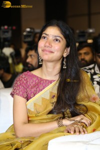 actress sai pallavi in a yellow saree