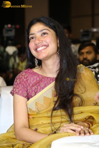actress sai pallavi in a yellow saree
