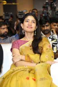 actress sai pallavi in a yellow saree